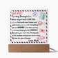 AirMail Acrylic Plaque To My Daughter