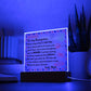 AirMail Acrylic Plaque To My Daughter