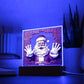 Santa Surprise Acrylic Plaque