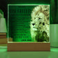 To My Daughter Square Acrylic Plaque