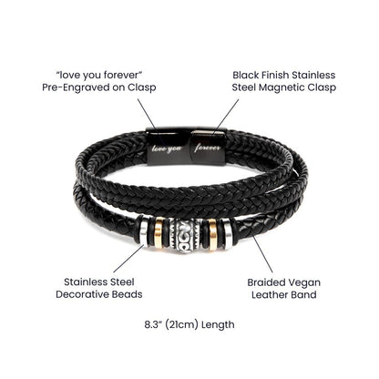 Love You Forever Bracelet for Men