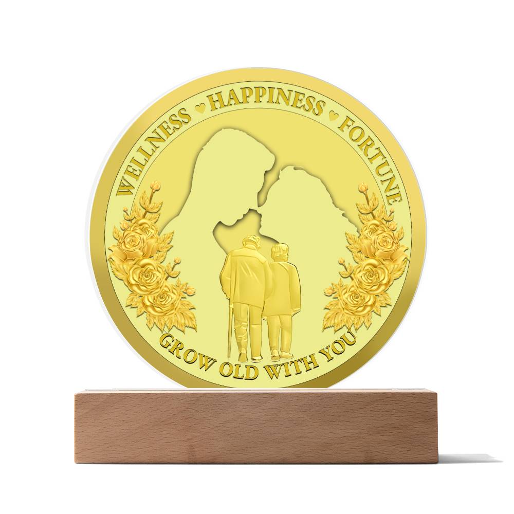 Grow Old with You Acrylic Plaque