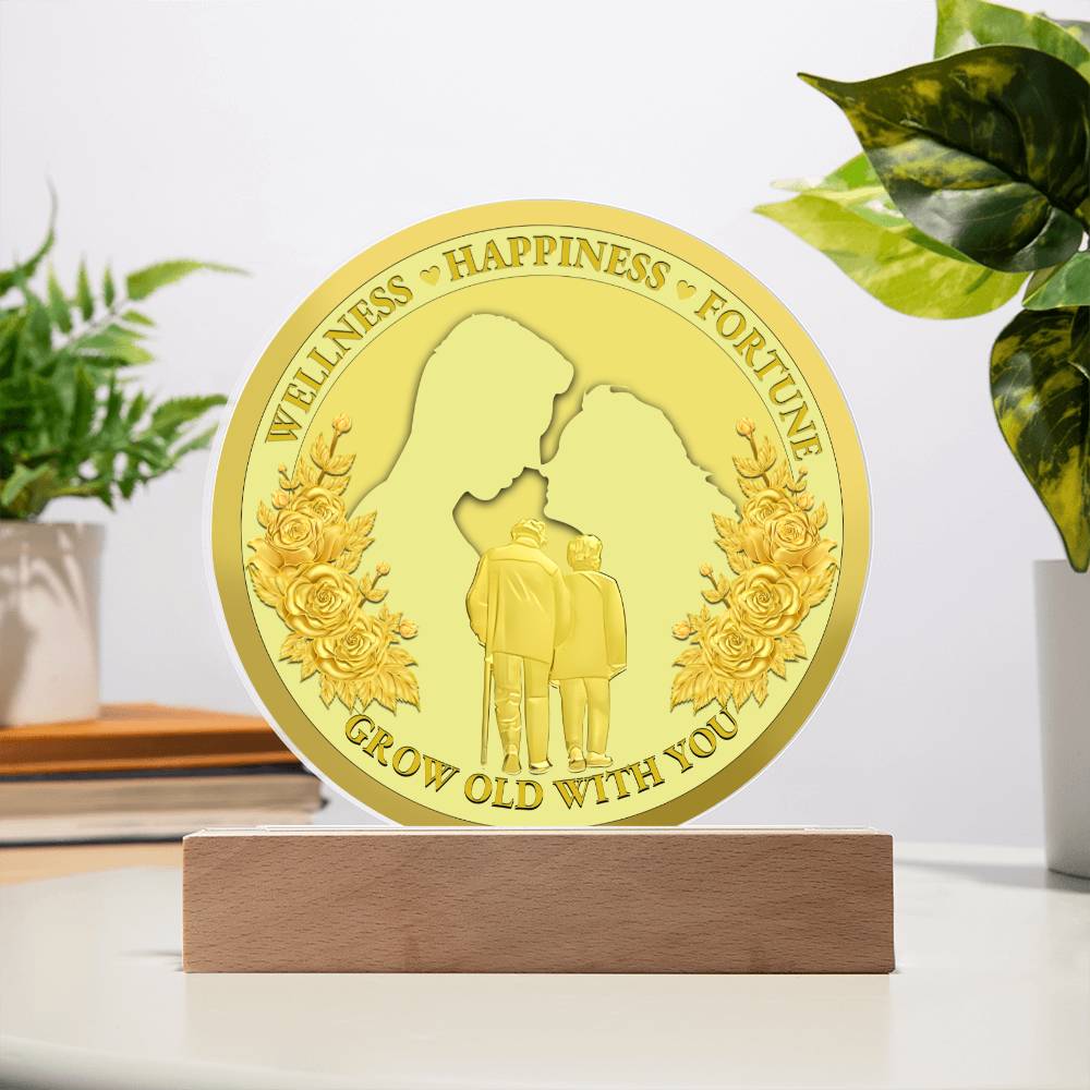 Grow Old with You Acrylic Plaque