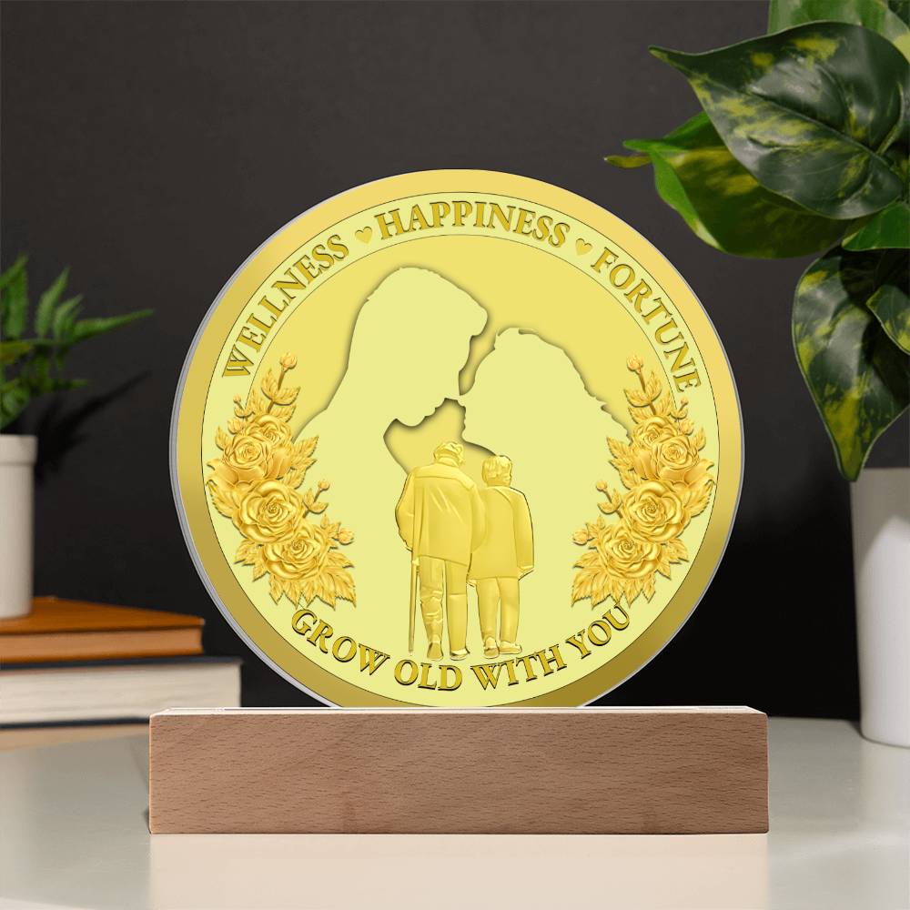 Grow Old with You Acrylic Plaque
