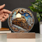 Polar Express Acrylic Plaque
