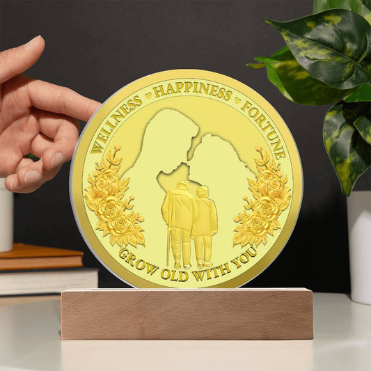 Grow Old with You Acrylic Plaque