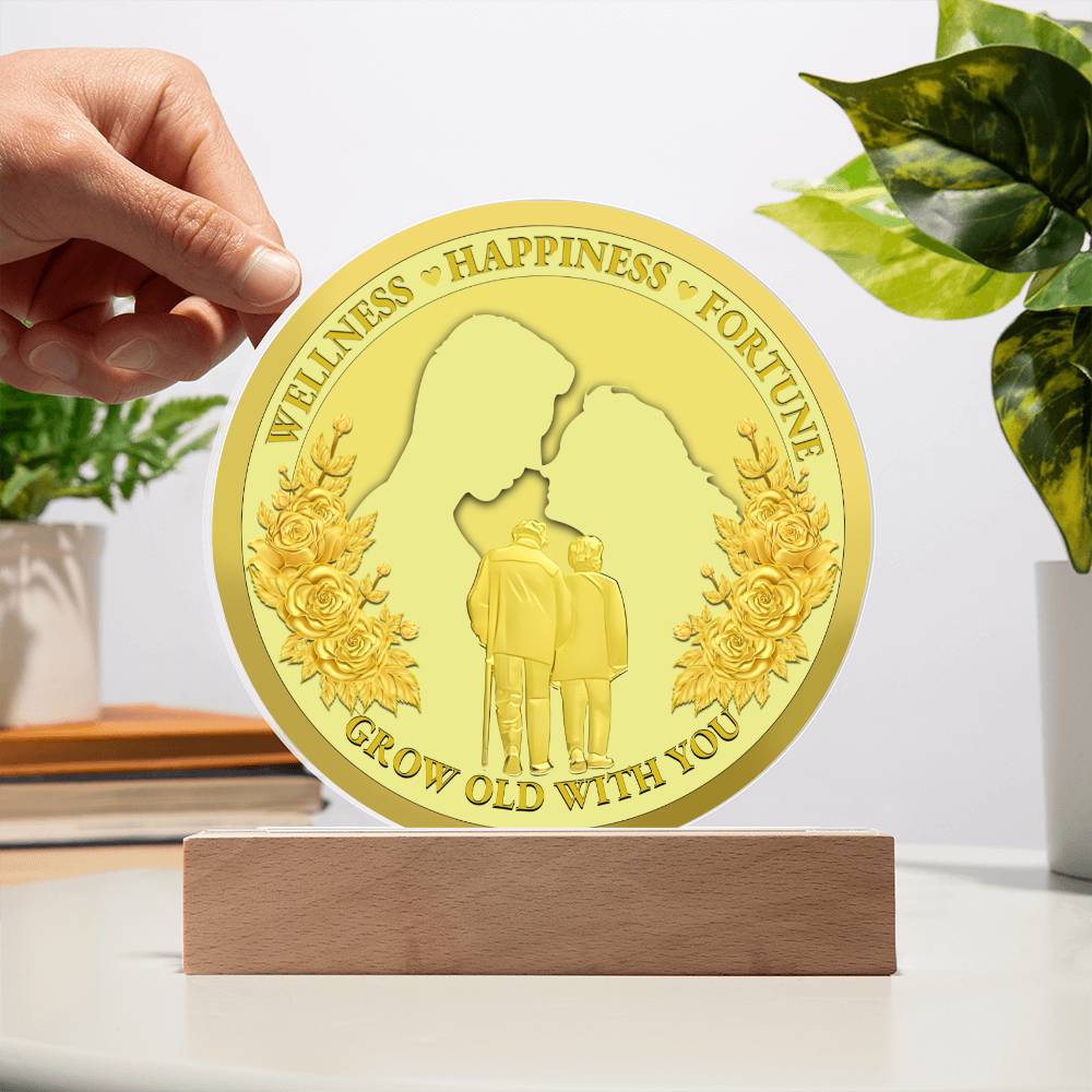 Grow Old with You Acrylic Plaque