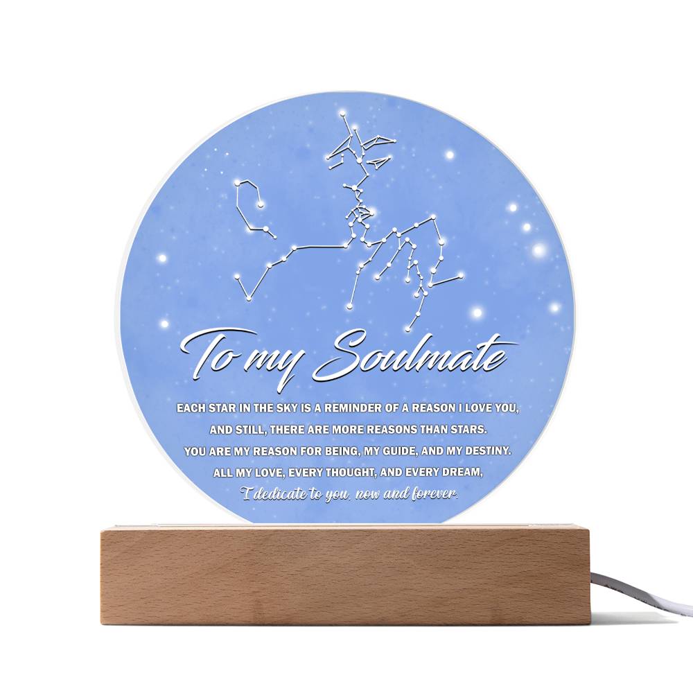 To My Soulmate - My Guide & Destiny Acrylic