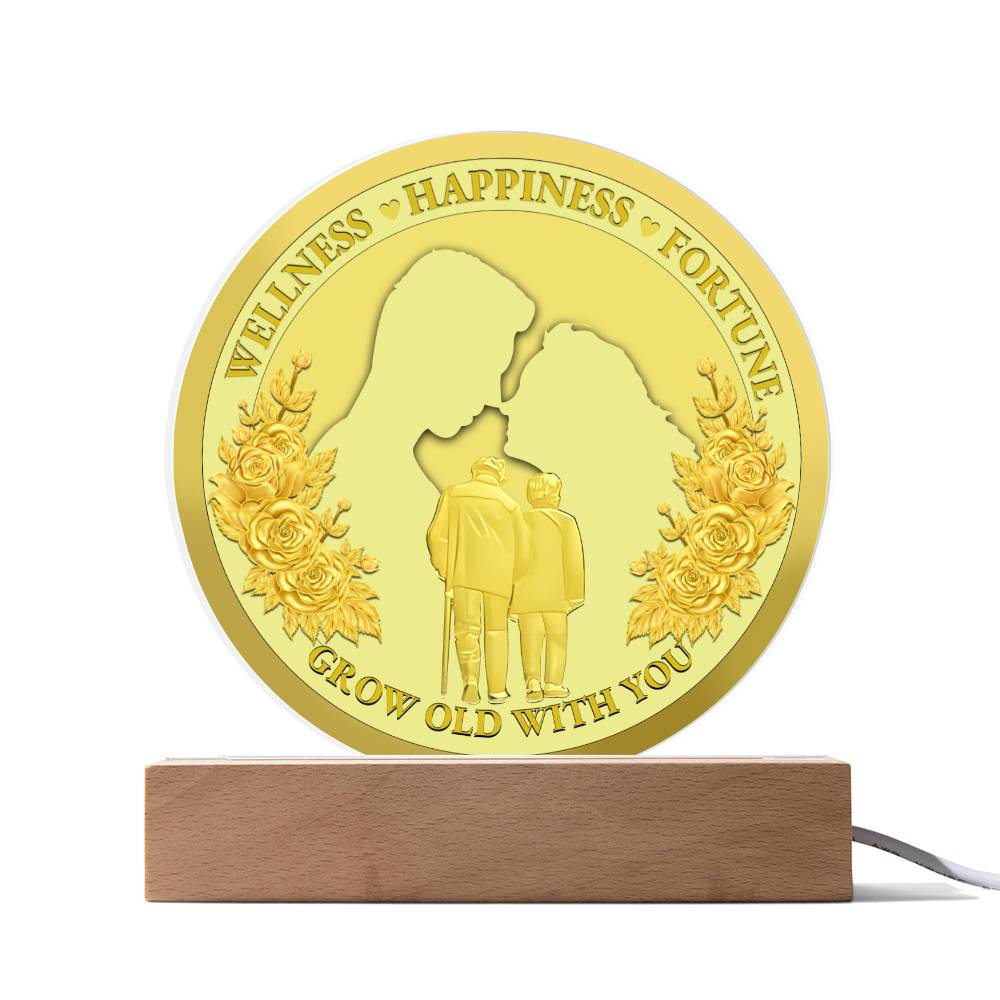 Grow Old with You Acrylic Plaque