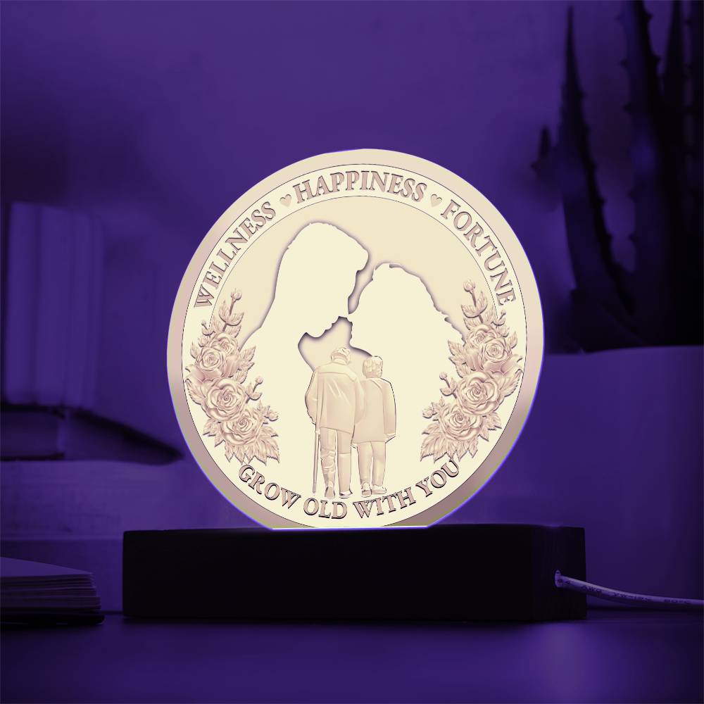 Grow Old with You Acrylic Plaque