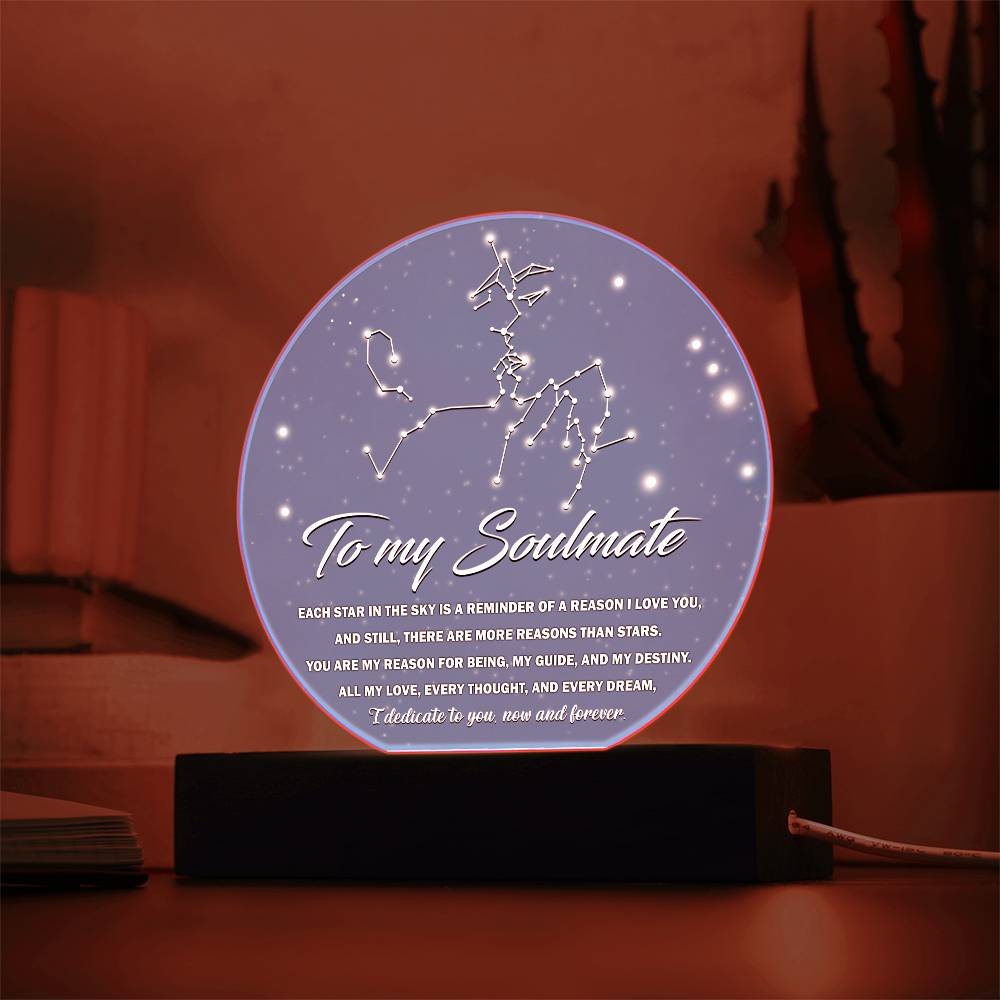To My Soulmate - My Guide & Destiny Acrylic