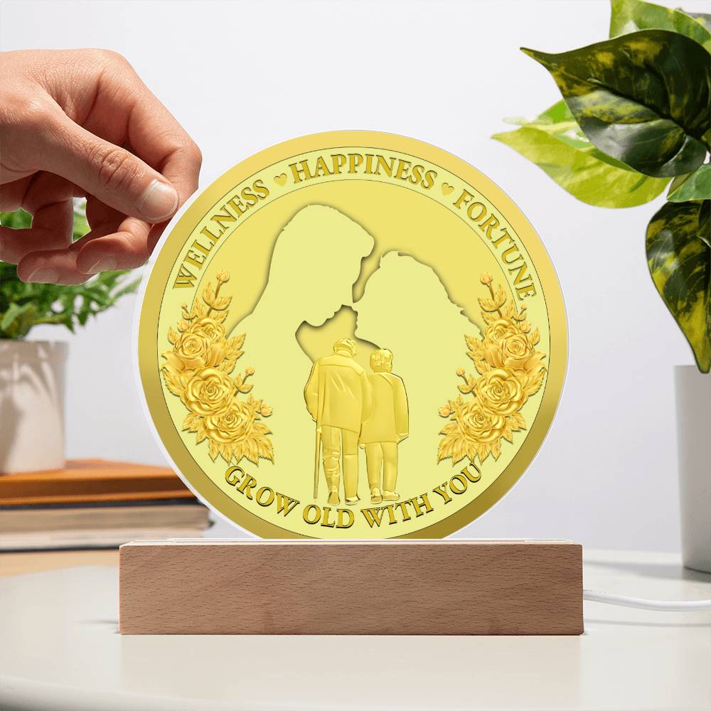 Grow Old with You Acrylic Plaque