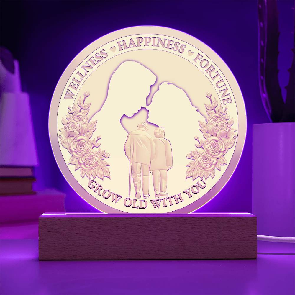 Grow Old with You Acrylic Plaque