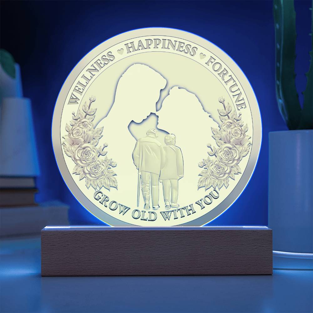 Grow Old with You Acrylic Plaque