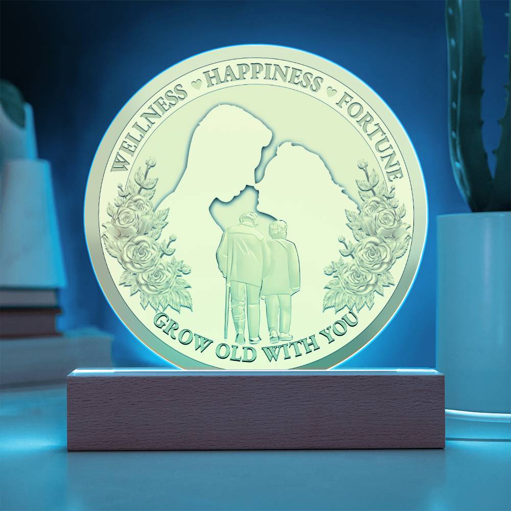 Grow Old with You Acrylic Plaque