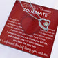 To My Stunning Soulmate Message Card with Necklace Gift Box