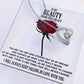 To My Beauty from your Beast Message Card Gift