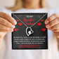 My Beautiful Soulmate, I will love you until my last breath Message card with Forever Love Necklace Gift Box
