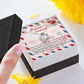 Message Card Jewelry Gift Box with Forever Love Necklace for my Beautiful Soulmate