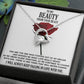 To My Beauty from your Beast Message Card Gift