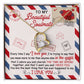 Message Card Jewelry Gift Box with Forever Love Necklace for my Beautiful Soulmate