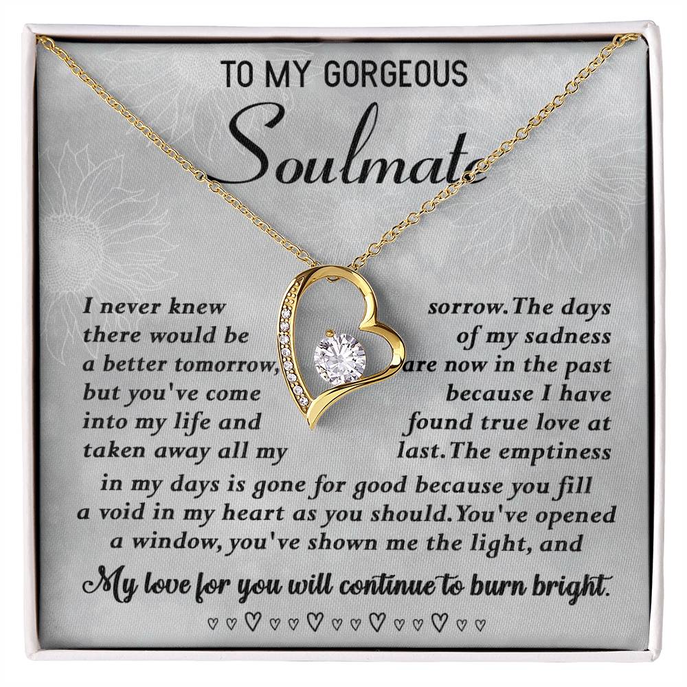 To my Gorgeous Soulmate