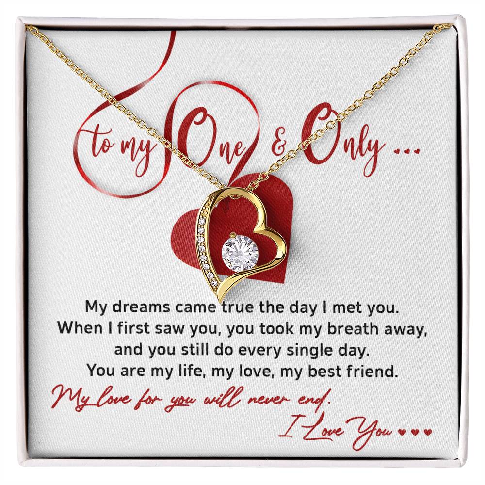 To my One and Only