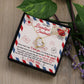 Message Card Jewelry Gift Box with Forever Love Necklace for my Beautiful Soulmate