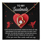 Message Card To My Soulmate - Drawn to you
