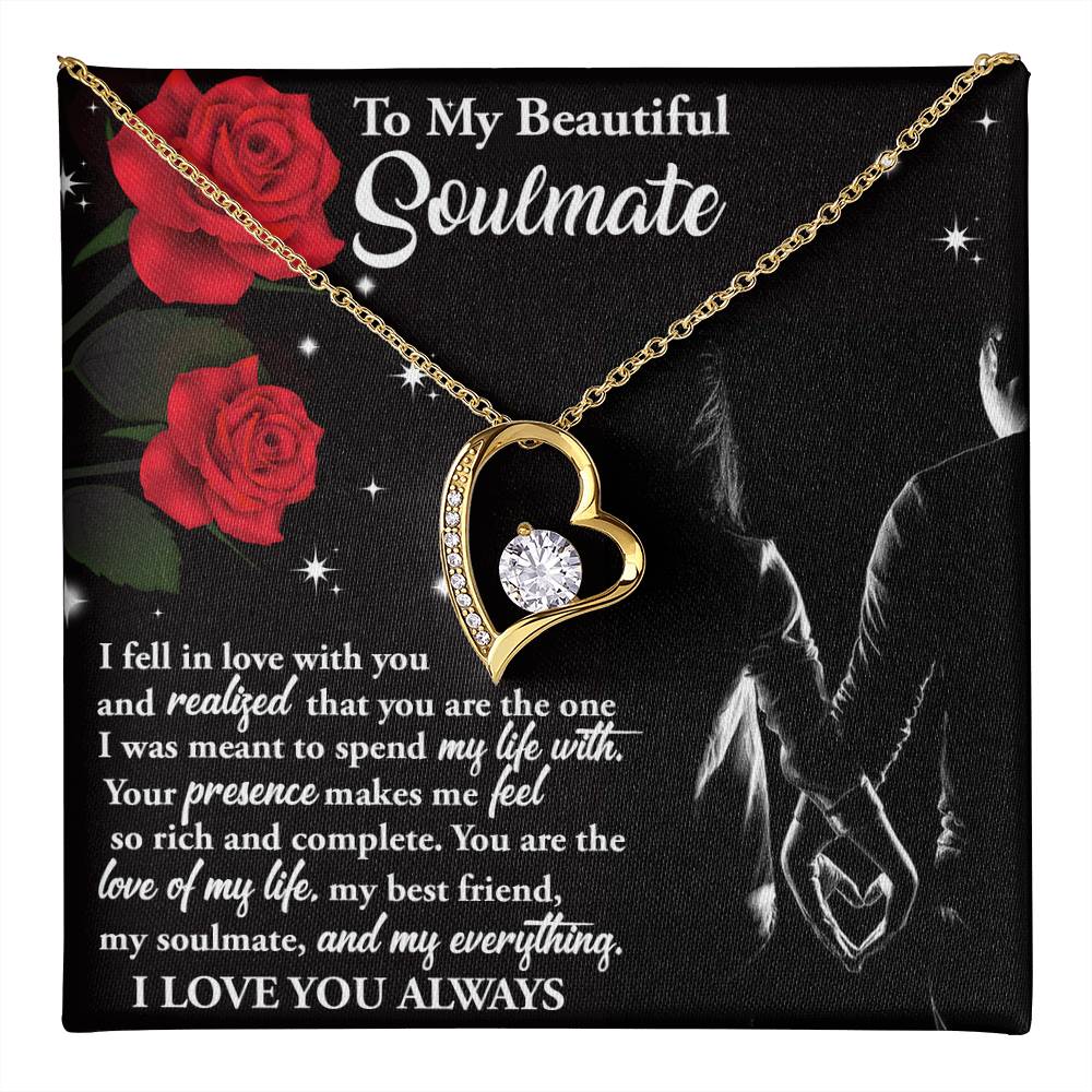 To my Beautiful Soulmate, My Life