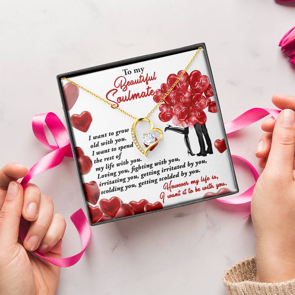 To my Soulmate I want to grow old with you