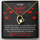 My Beautiful Soulmate, I will love you until my last breath Message card with Forever Love Necklace Gift Box