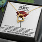 To My Beauty from your Beast Message Card Gift