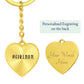 Engraved GirlMom Keychain