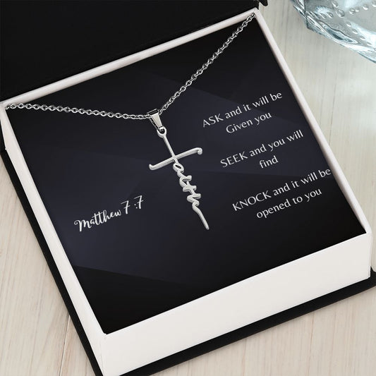 Faith Cross Necklace -