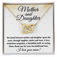 Interlocking Hearts- Mother and daughter Necklace