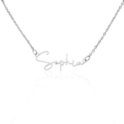 Signature Name Necklace for your love ones